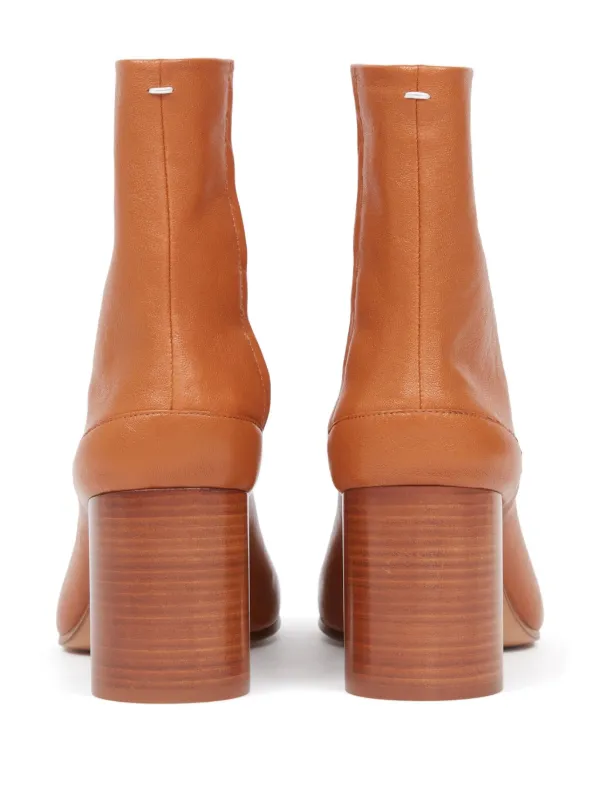 Maison Margiela 80mm Tabi Ankle Boots | Orange | FARFETCH
