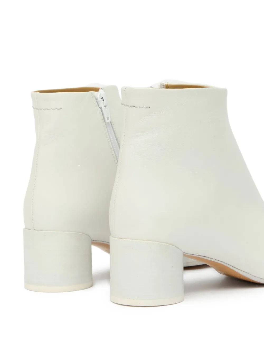 MM6 Maison Margiela 40mm Anatomic ankle boots White