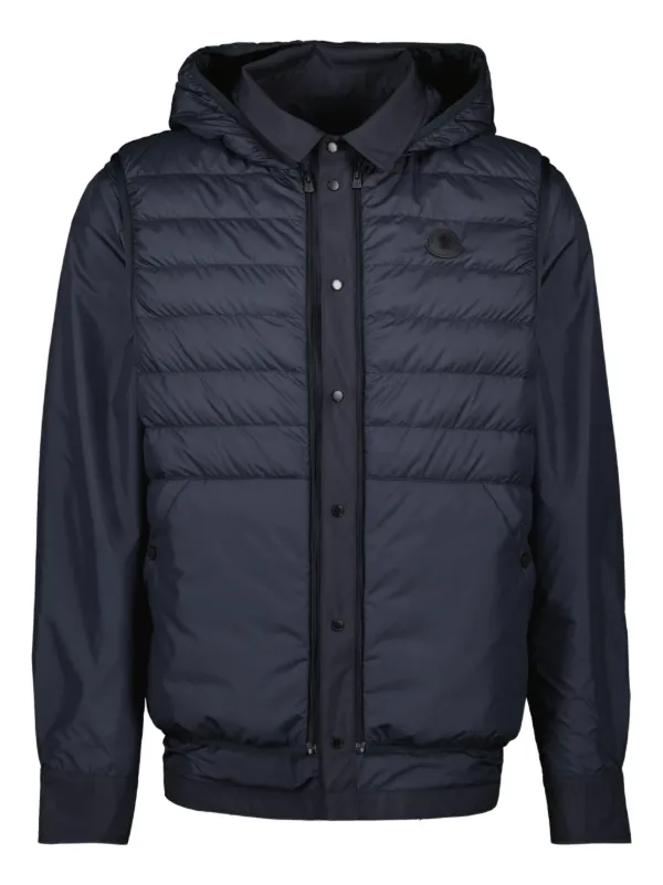 モンクレール リバーシブル ジャケット Moncler リバーシブル ジャケット | ブルー | FARFETCH JP