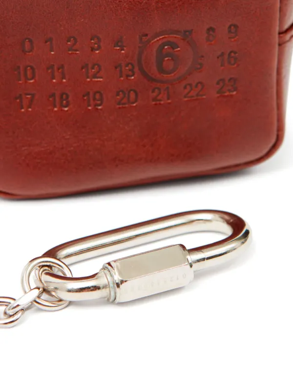 MM6 Maison Margiela Utility Key ポーチ | レッド | FARFETCH JP