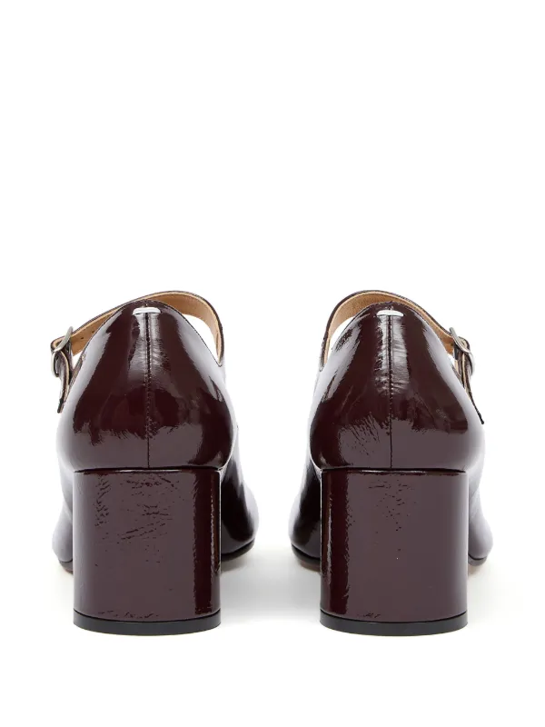 Maison Margiela Tabi メリージェーン パンプス | レッド | FARFETCH JP