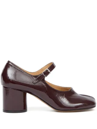 Maison Margiela Tabi メリージェーン パンプス | レッド | FARFETCH JP