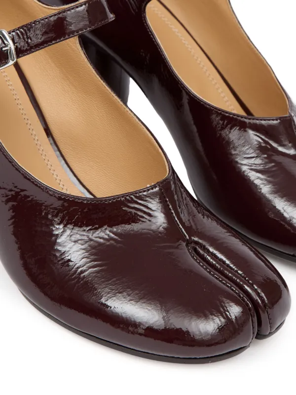 Maison Margiela Tabi メリージェーン パンプス | レッド | FARFETCH JP