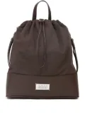 Maison Margiela medium 5AC leather backpack - Brown
