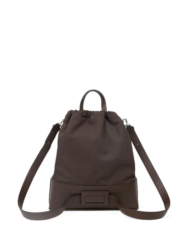 Maison Margiela 5AC レザーバックパック M | ブラウン