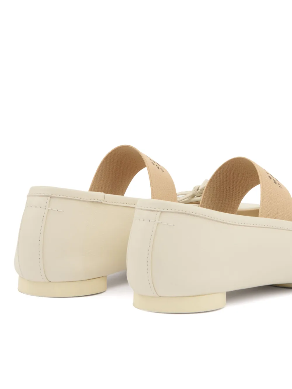 MM6 Maison Margiela Anatomic ballerina's Beige