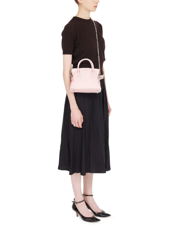 ショルダーバッグ・ポシェット Maison Margiela 5AC Classique Baby Pink 5AC Classique Baby leather shoulder bag in pink - Maison