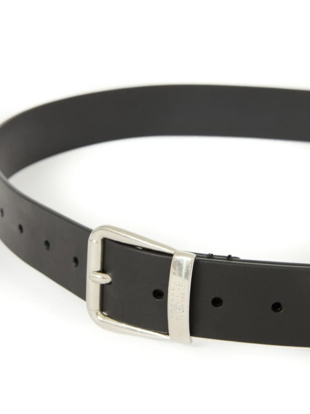 MM6 Maison Margiela 35H leren riem Zwart