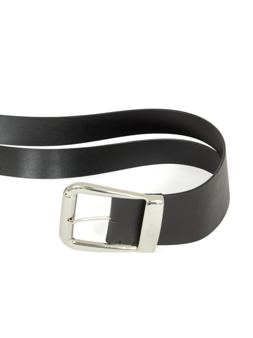 MM6 Maison Margiela H75 leren riem - Zwart