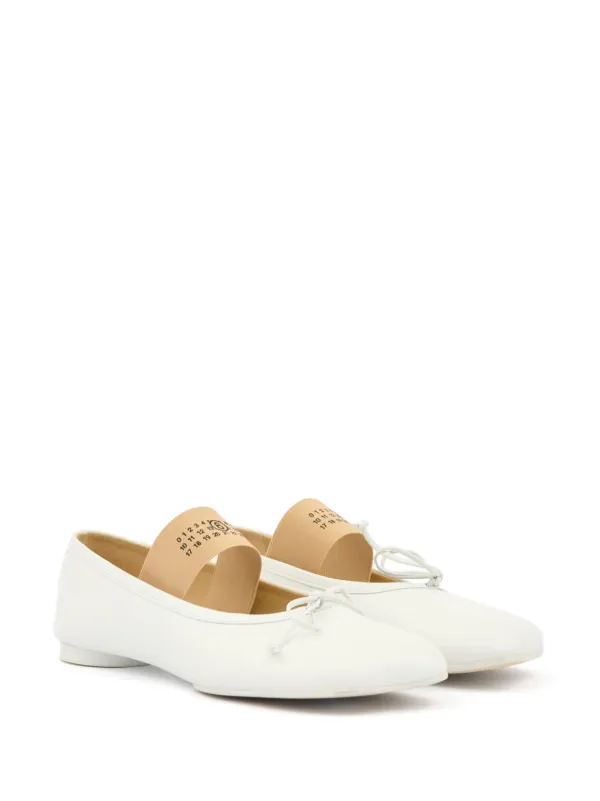 バレエシューズ Mm6 Maison Margiela Ivory Mesh Ballerinas MM6 Maison Margiela Ivory mesh ballerinas | gebnegozionline