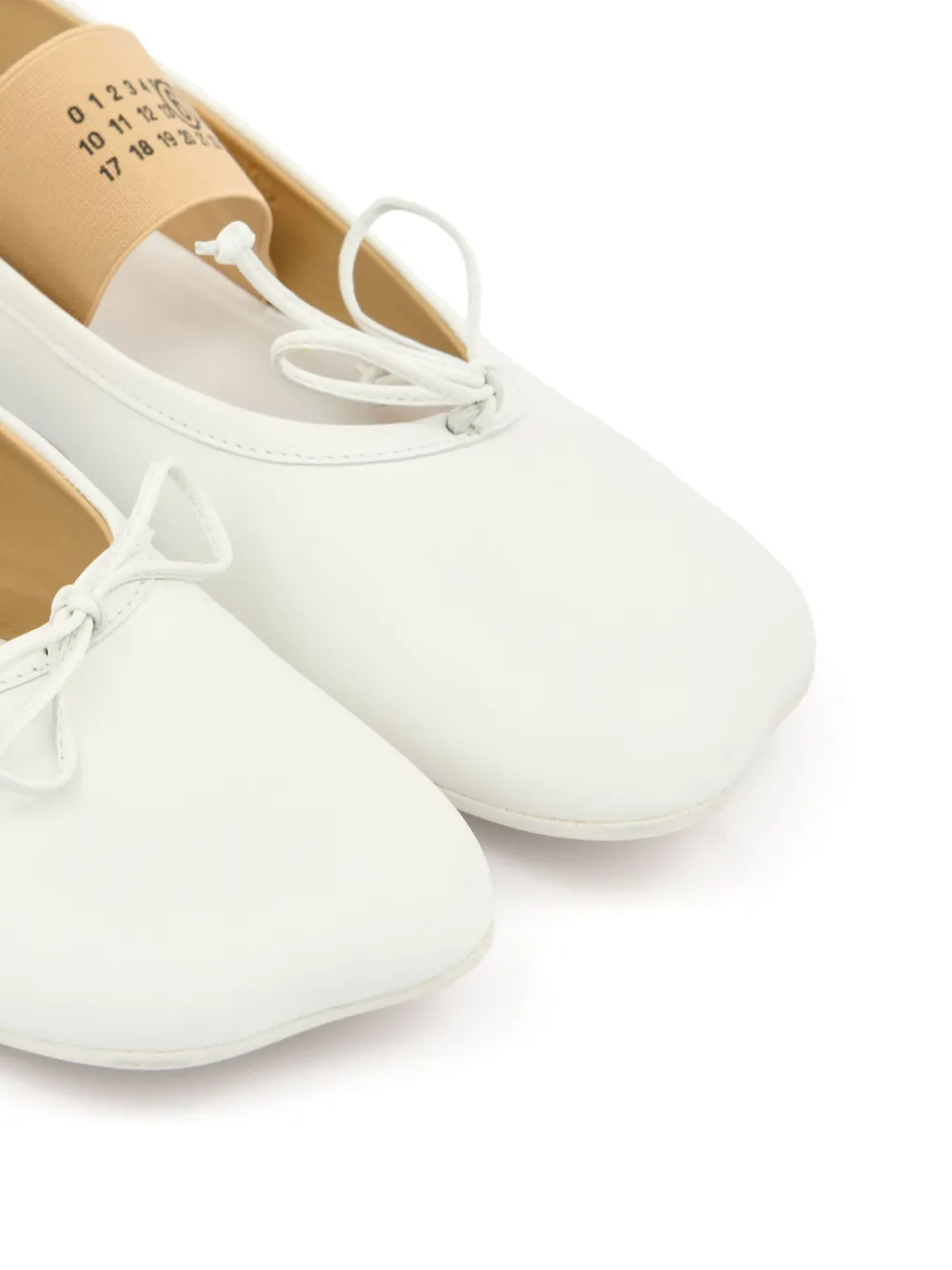 MM6 Maison Margiela Anatomic ballerinas shoes White