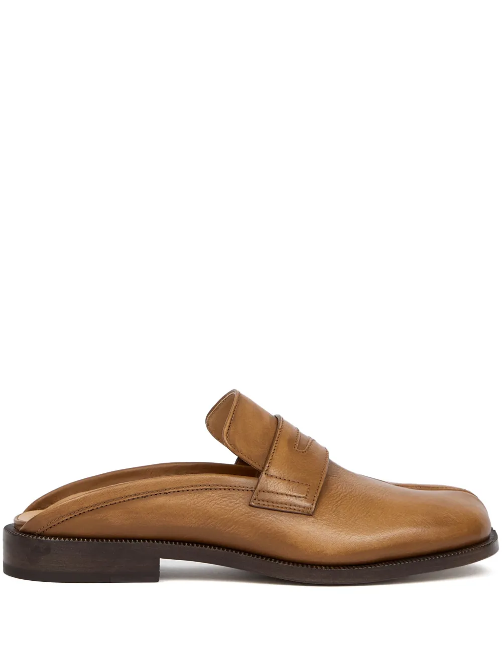 Maison Margiela Tabi City leather mules Neutrals