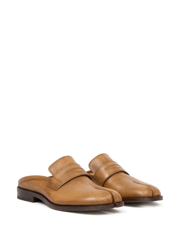 Maison Margiela Tabi City レザーミュール | ニュートラル