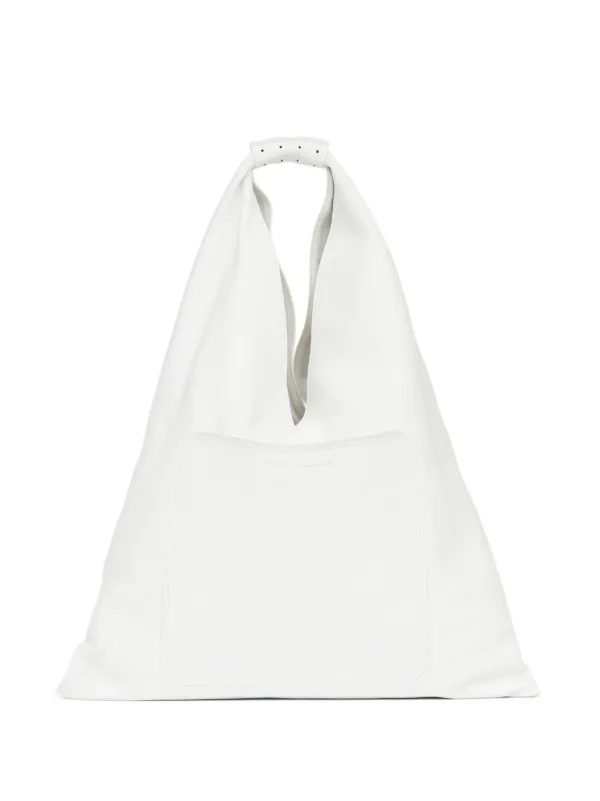 ★MM6 MAISON MARGIELA★CLASSIC JAPANESE LTHR TOTE★Ivory MM6 Maison Margiela Classic Japanese Tote Bag | White | FARFETCH