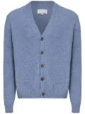 Maison Margiela mélange-effect cardigan - Blue