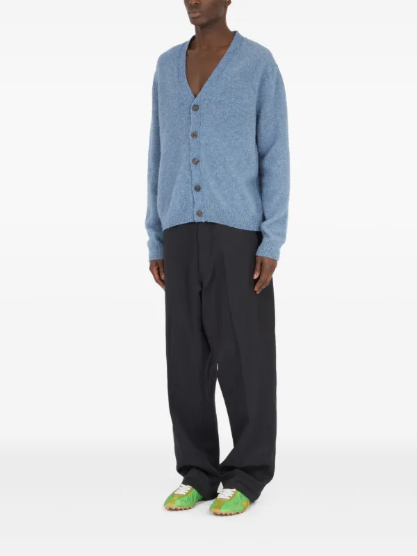 Maison Margiela メランジ カーディガン | ブルー | FARFETCH JP