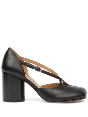 Maison Margiela Black Tabi Leather Heels IT-35.5 - High