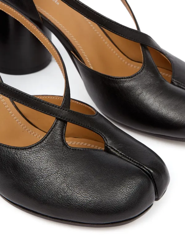 【関税＆送料込み】Maison Margiela With Heel Maison Margiela Sketch 120mm patent-leather Pumps | Black