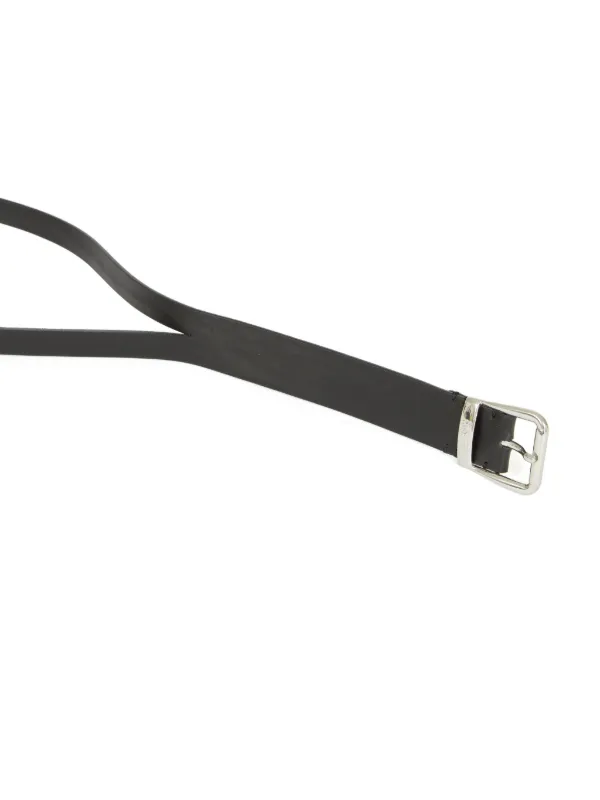 MM6 Maison Margiela レザーベルト ゴムベルト ダークグリーン MM6 Maison Margiela H35 レザーベルト | ブラック | FARFETCH JP