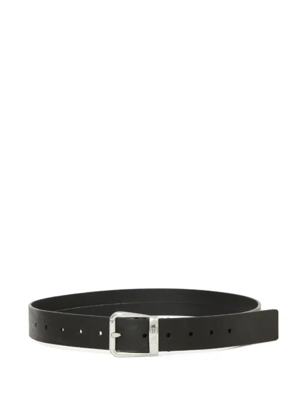 MM6　マルジェラ　帯ベルト　極太　黒　バックル　フェイクレザー MM6 Maison Margiela Numeric Signature レザーベルト