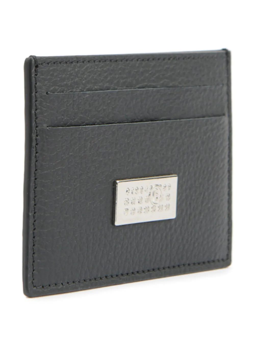 Shop Mm6 Maison Margiela Numeric Card Holder In Black