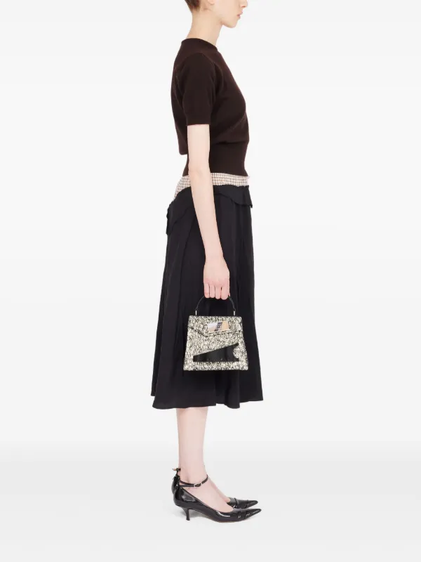 Maison Margiela Small Snatched Handbag | Neutrals | FARFETCH