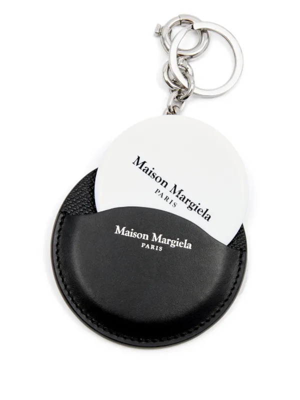Maison Margiela レザーキーホルダー | ブラック | FARFETCH JP