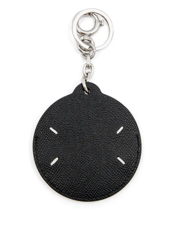 Maison Margiela レザーキーホルダー | ブラック | FARFETCH JP