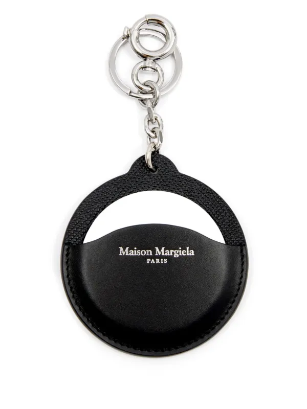 Maison Margiela レザーキーホルダー | ブラック | FARFETCH JP