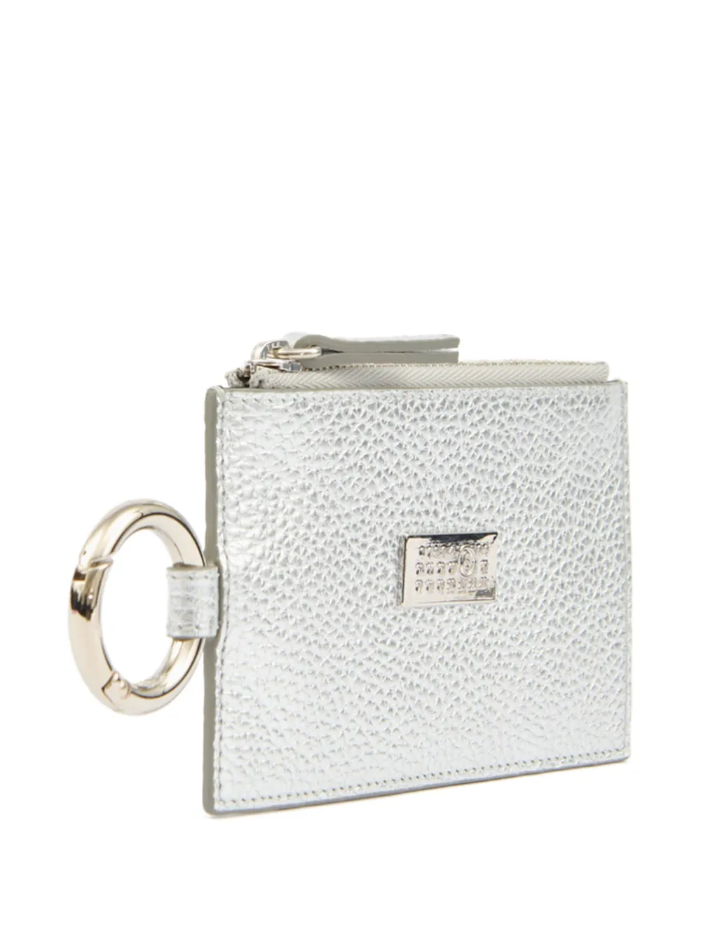 MM6 Maison Margiela Numeric portemonnee met rits Zilver