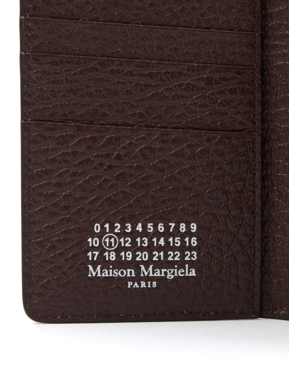 Maison Margiela Pasjeshouder met patroon Bruin