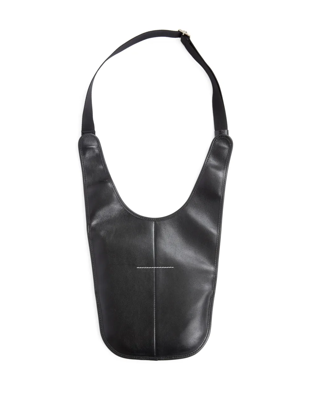 MM6 Maison Margiela Flat Saddle kleine schoudertas Zwart