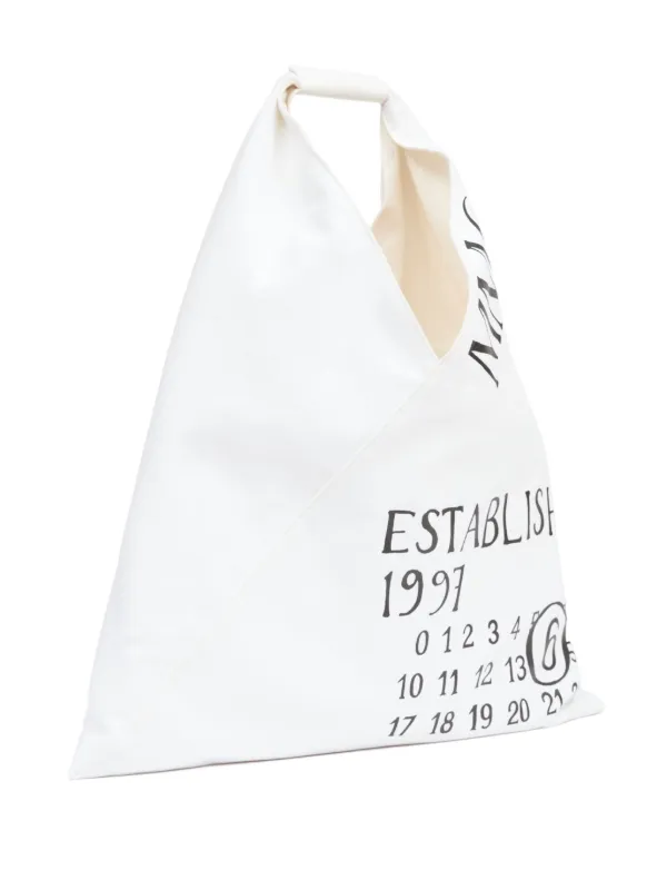 MM6 Maison Margiela Classic Japanese Handbag | White | FARFETCH
