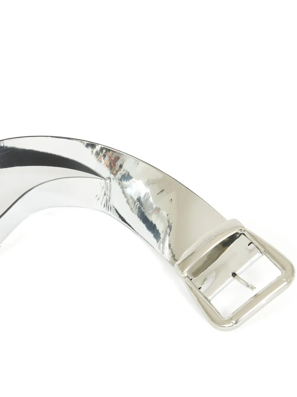 MM6 MAISON MARGIELA METALLIC-EFFECT BELT