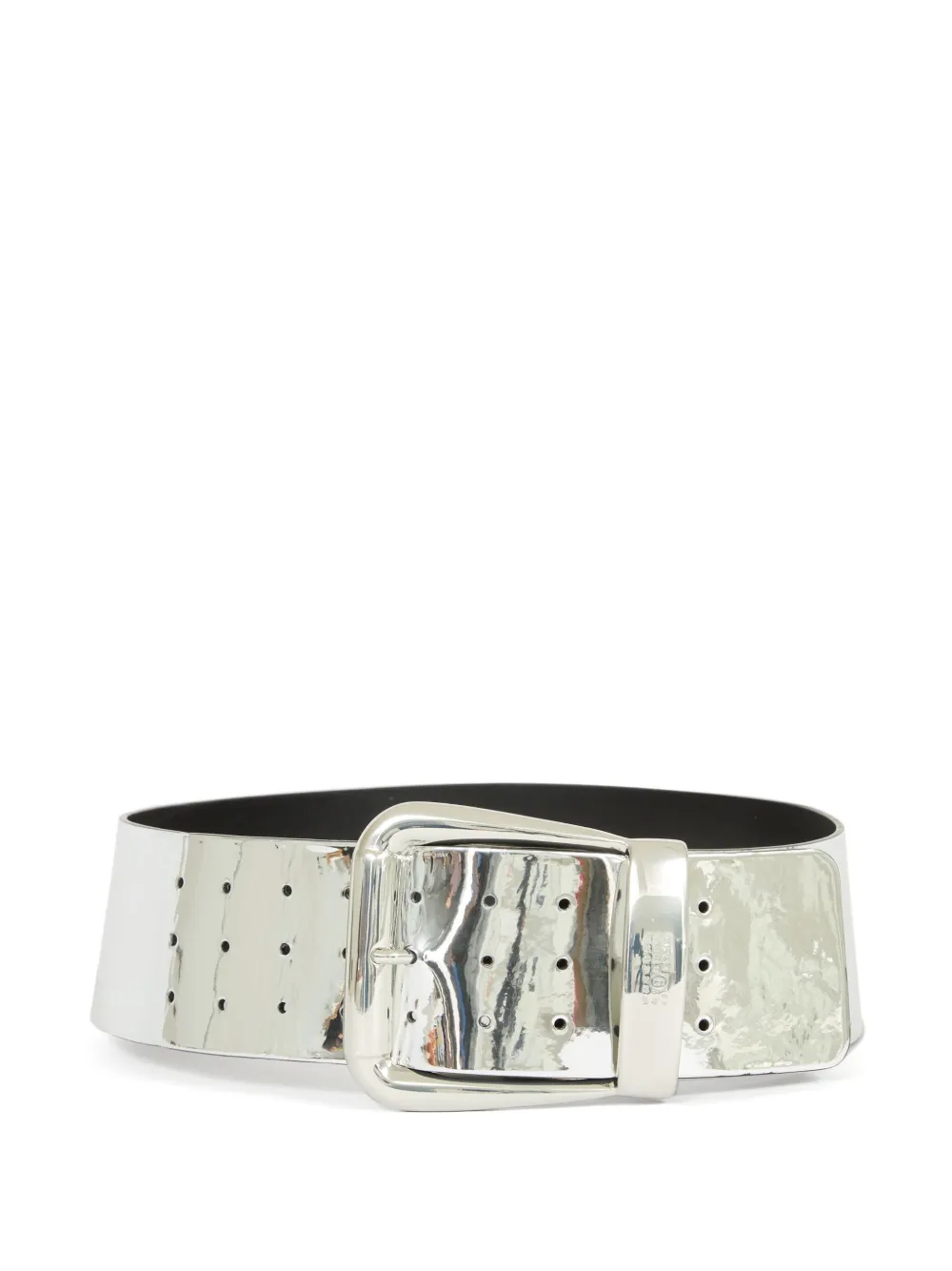 MM6 MAISON MARGIELA METALLIC-EFFECT BELT
