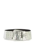 MM6 Maison Margiela metallic-effect belt - Silver