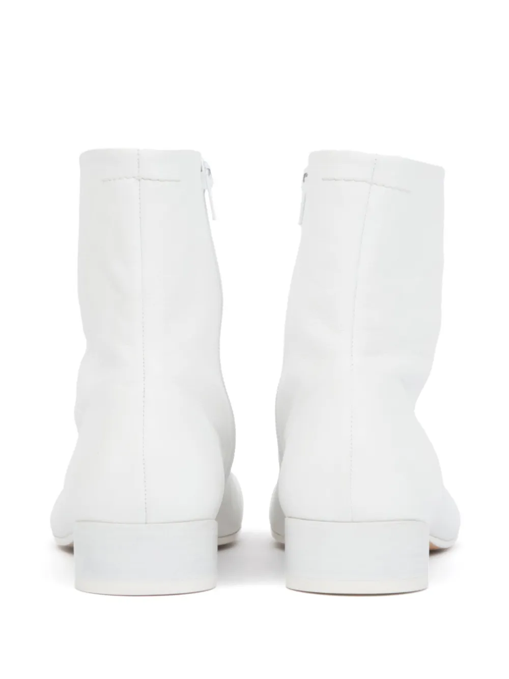 MM6 Maison Margiela Anatomic ankle boots White