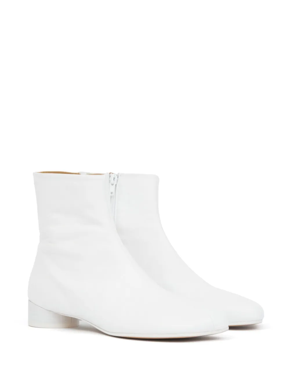 MM6 Maison Margiela Anatomic ankle boots White