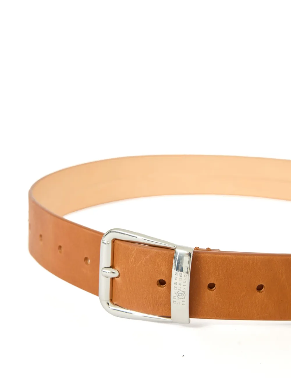 MM6 MAISON MARGIELA NUMBERS-ENGRAVED BELT