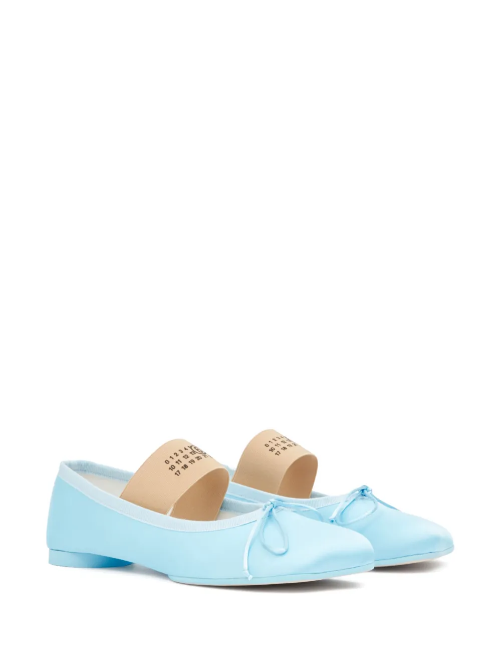 MM6 Maison Margiela Anatomic ballerina shoes - Blauw