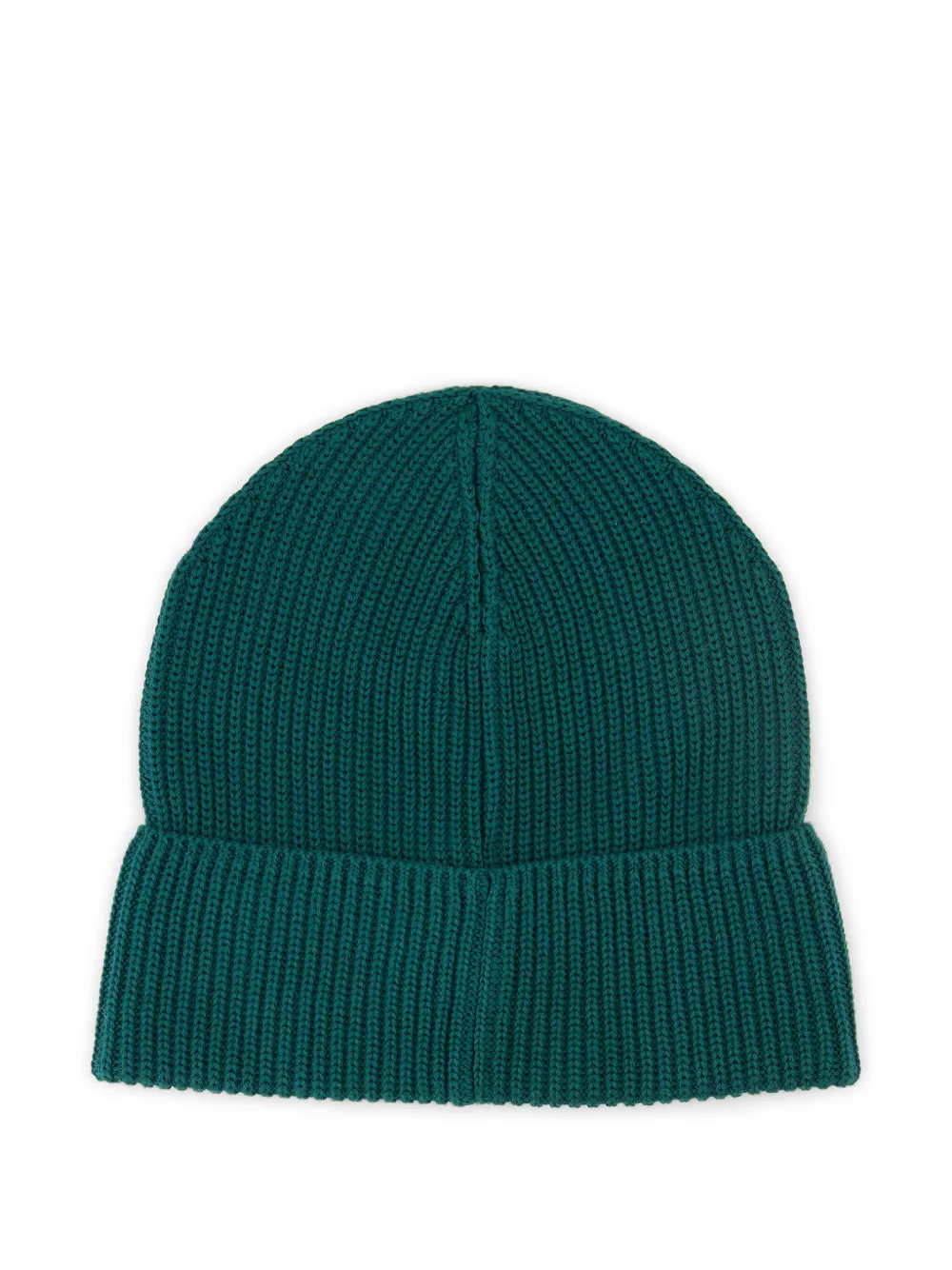 Moncler logo-patch beanie - Groen