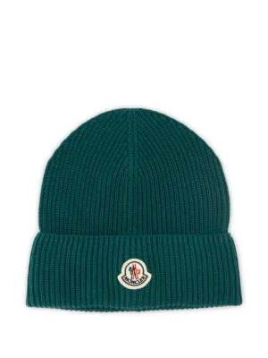 MONCLER 2024/25秋冬新作 レザーロゴ付き ニットバケットハット Moncler Hats for Men - Shop Now on FARFETCH