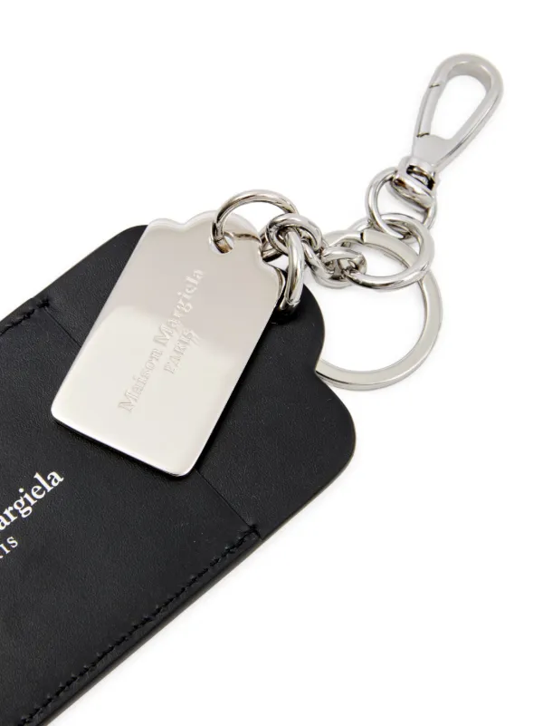 【Maison Margiela】 DOUBLE TAG KEYRING AND CARD HOLDER BIG Maison Margiela SS25 DOUBLE TAG KEYRING AND CARD HOLDER BIG