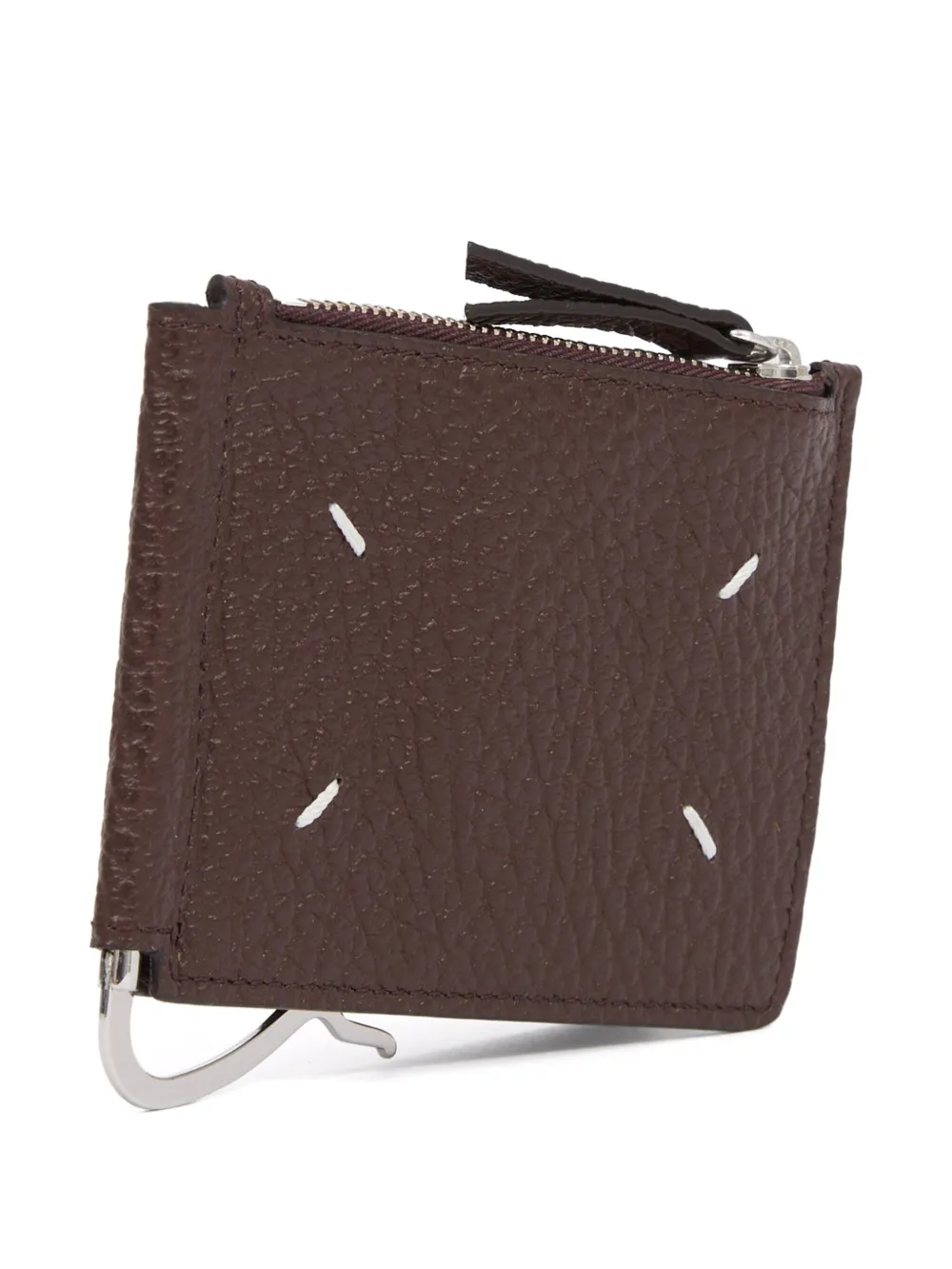 Maison Margiela Slim 2 Pincer portemonnee Bruin