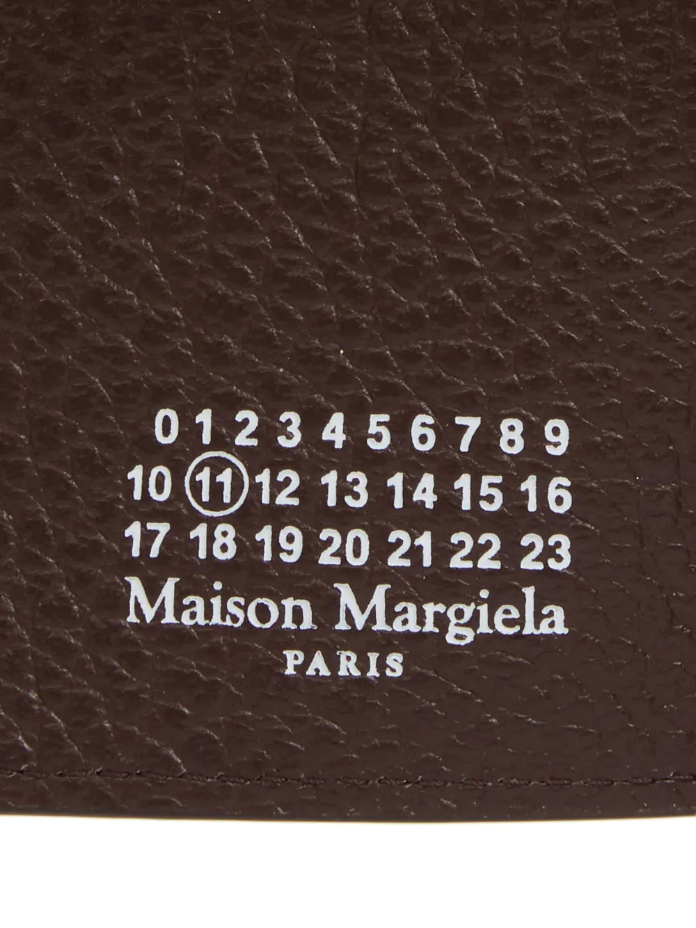 Maison Margiela Slim 2 Pincer portemonnee Bruin