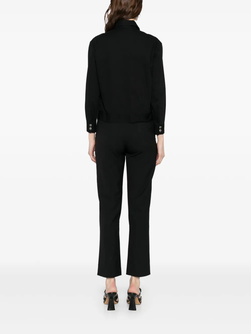 Pre-owned Chanel 1997 Trousers Suit In Black