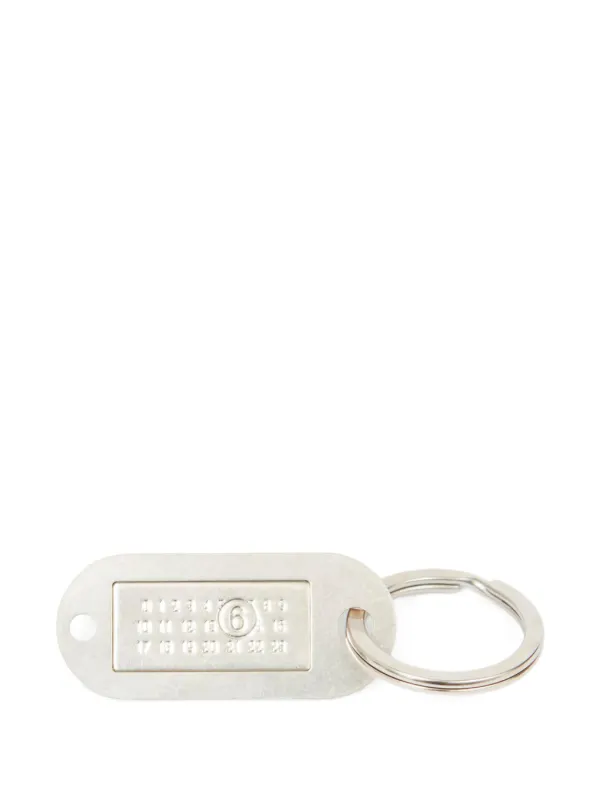 MM6 Maison Margiela ナンバー リング | シルバートーン | FARFETCH JP