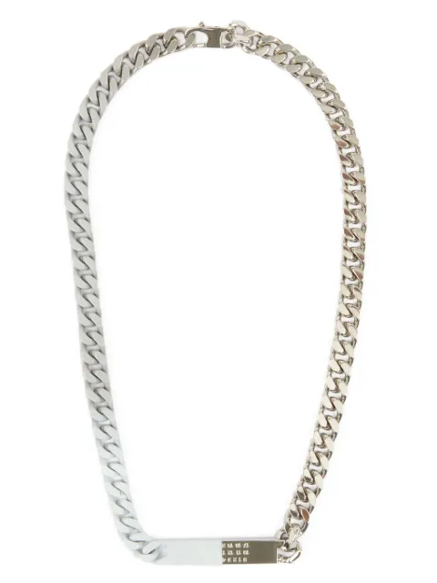 MM6 Maison Margiela numbers-motif necklace 