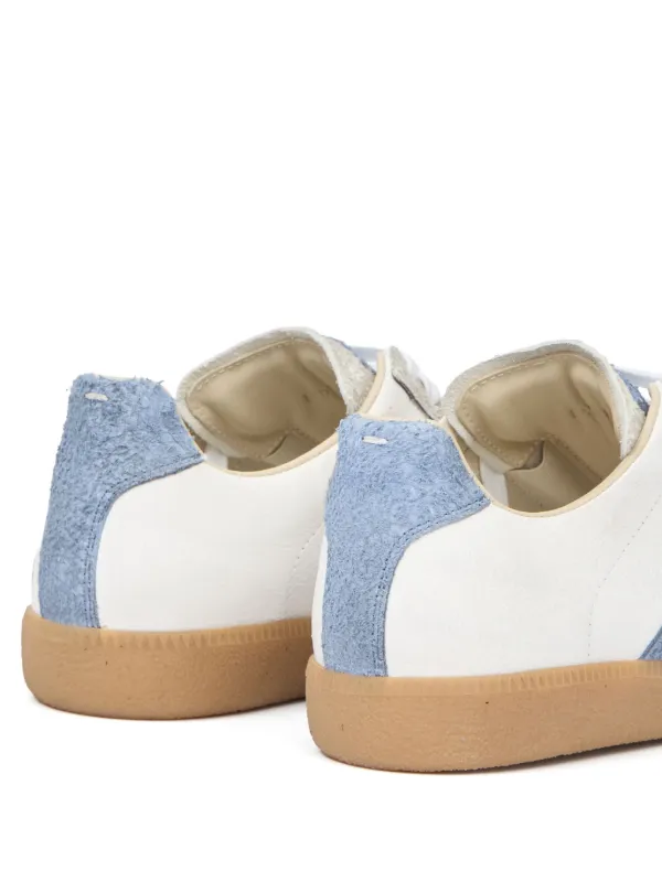 Maison Margiela Replica Panelled Sneakers | Grey | FARFETCH