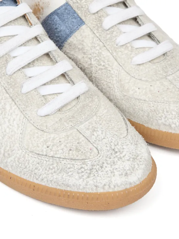 Maison Margiela Replica Panelled Sneakers | Grey | FARFETCH